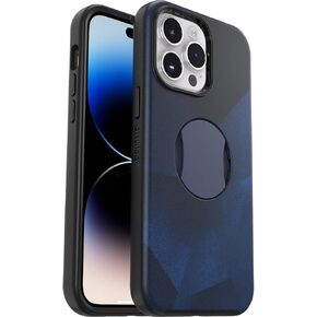 OtterBox iPhone 14 Pro Max (Only) - OtterGrip Symmetry Series Case - Blue Storm (Blue) - Built-in Grip - Sleek Case - Snaps to MagSafe - Raised Edges Protect Camera & Screen - Non-Retail Packaging
