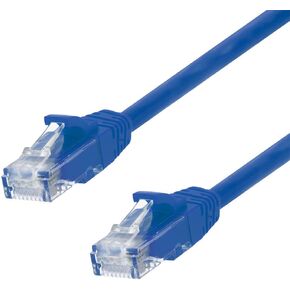 NavePoint Patch Cable, CAT6, UTP, 24AWG/7 * 0.18 MM, 0.5 Ft, 10 Pack, Blue
