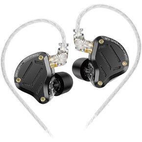 KZ ZS10 PRO 2 في سماعات مراقبة الأذن مع مفتاح ضبط 4 مستويات ، 1DD+4BA أذن ألعاب هجينة ، وسماحات HIFI Audiophile IEM ، صوت من الدرجة الاستوديو للموسيقيين/مراقبة المسرح (أسود بدون MIC) in Saudi Arabia
