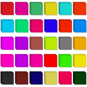 Jyongmer 10800 Pcs 2 Inch Tissue Paper Squares, 36 Assorted Art Rainbow Tissue Paper for Crafts Multicolor Per Precut Tissue Paper Bulk Kids Craft Tissue Papers Squares