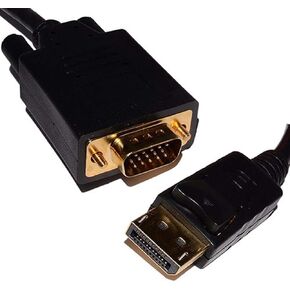 DisplayPort Adapter, 6', Black (4XDPMVGAMCBL)