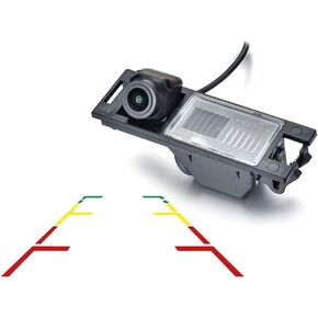 Vlicevrn Fisheye Vehicle Panoramic Camera Car Rear View Camera 170° Wide Viewing Angle Night Vision Backup Parking Camera IP68 Waterproof for Hyundai Tucson 2010~2015 / for Hyundai ix35 2009~2013