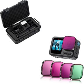 ND Filters Set + Mini Wasterproof Hard Case for Gopro Hero 13 Accessories 4 Pack ND8 ND16 ND32 CPL