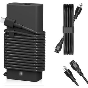 Dell Laptop Charger AC Adapter 65W 45W ، 65W USB C Laptop Charger Latitude 5420 5520 5320 7420 5430 7390 7320 7400 ، XPS 13 Chromebook 3100 نوع الكمبيوتر C