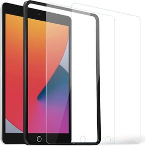 واقي الشاشة لـ iPad 9th (2021)/8 (2020)/7th Gen (2019) ، 2 حزم 10.2 "