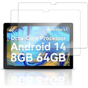 2 pack Screen Protector for Eksvefot C10 Tablet 10.1-inch, 9H Hardness Tempered Glass for Eksvefot C10 tablet Anti-Scratch, Bubble Free, HD Clarity