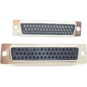 PC Accessories - Connectors Pro 6 Pack Female DB50 Solder Connectors, DD DE50 F D-sub 50 Pins Connectors for Serial and D-Sub Cables