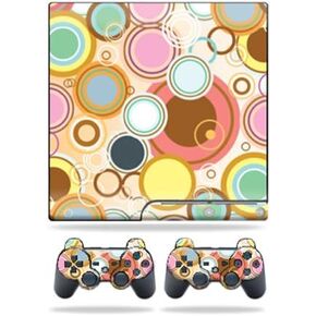 MightySkins Skin Compatible with Sony PlayStation 3 PS3 Slim Skins + 2 Controller Skins Sticker Bubble Gum