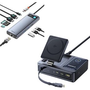 Baseus Laptop Docking Station 9-in-1 and Baseus Nomos 5-in-1 Charging Station 140W