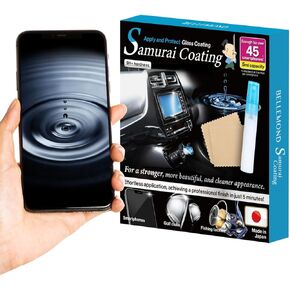 Bellemond Liquid Screen Protector「Samurai Coating」for All Smartphones Tablets and Watches 9H Spray On Glass Coating Agent Japanese Formulation 5ml Large Capacity For Up to 45 Devices WB0912
