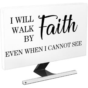 Baocicco I Can and I Will Motivating Inspiring Computer Monitor Dust Cover 22, 23, 24, 25 Inch Full Body Cover for Computer Screen Sleeve Compatible with iMac 24,22-25 PC,Desktop and TV