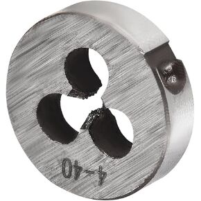 Round Threading Dies, 1/2-13 UNC Thread, 9SiCr Alloy Tool Steel Screw Milling Tools - (Applications: for Machine Thread Repair), 1-Piece