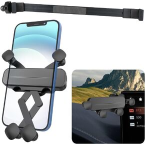 Car Phone Holder Mount for Genesis GV70 2022-2025,Genesis G80 GV80 2021 2022 2023 2024 2025 Auto Accessories Navigation Screen Bracket Interior Decoration Mobile Cell Phone Mount