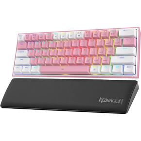 Redragon K617 60% RGB Keyboard P035 Wirst Rest Bundle