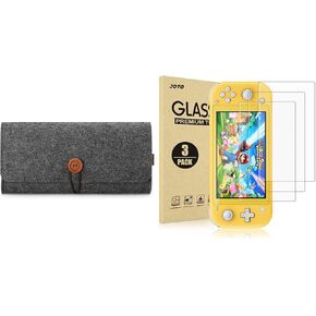 ProCase Carrying Case for Nintendo Switch Lite Bundle with [3 Pack] Switch Lite Screen Protector