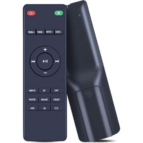 PZL Replacement Remote Control ONLY for Wohome S99 Small TV 2.1 Soundbar, for HD-019 Vmai X-BAR 2.1 Channel Sound Bar