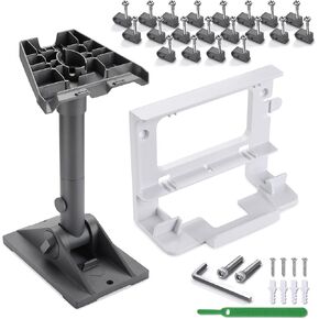 Yescom Starlink Mount Gen3 Pivot Mounting Kit with Router Wall Mount 2in1 Power Supply
