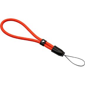 VKO Climbing Rope Camera Wrist Strap,High-Performance Cord & Leather Adjuster–6mm Safety Tether for Compact Cameras,Mirrorless Camera,Eyelet-Compatible Devices Red