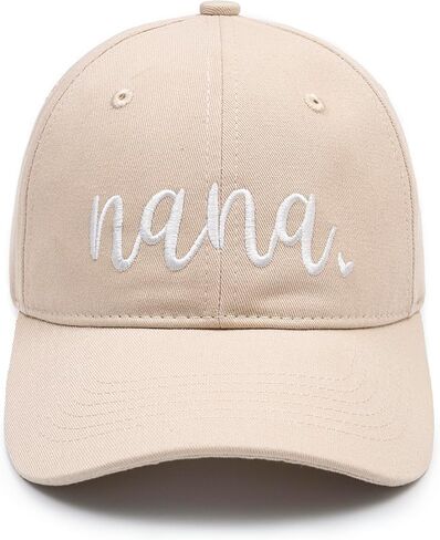 KOLWOVEN Nana Baseball Hat, Adjustable Cap for Women, for Nana on Birthday, Mother’s Day, or Christmas in Saudi Arabia