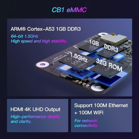 Bigtreetech CB1 V2.2 لوحة التحكم الأساسية لطابعات ثلاثية الأبعاد لتشغيل Klipper ، مثل CM4 متوافق مع Rasp-Berry PI4 ، BTT PI4B ، Manta E3EZ M8P M4P M5P Mainboard ، 1GB DDR3 RAM ، 100M Ethernet ، HDMI ، دعم HDMI in Saudi Arabia