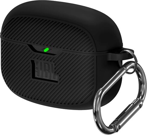 Geiomoo Silicone Case for JBL Vibe Beam, Protective Cover with Carabiner (Black) in Saudi Arabia