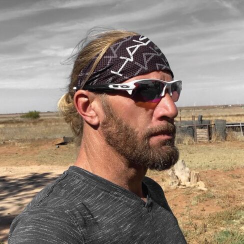 Halo Headband AIR Series-Bandit - عصابة رأس واسعة 4 بوصات للرجال والنساء - تحافظ على الشعر في مكانه وتمنع العرق من وجهك in Kuwait