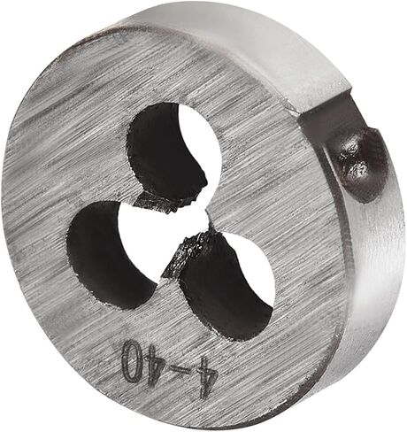 Round Threading Dies, 1/2-13 UNC Thread, 9SiCr Alloy Tool Steel Screw Milling Tools - (Applications: for Machine Thread Repair), 1-Piece in Saudi Arabia