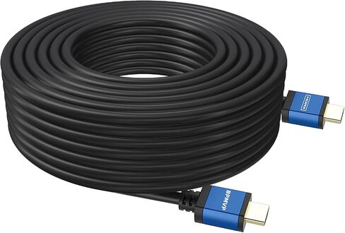 كابل HDMI 100 قدم (30.5 متر)، 4K 60 هرتز فائق الدقة، 18 جيجابت في الثانية عالي السرعة HDMI 2.0 فولت، كابل HDTV طويل يدعم 4K، 2160P، 1080P، ثلاثي الأبعاد، إيثرنت، إرجاع الصوت (ARC)، HDR، HDCP2.2 مع معزز HDMI in Kuwait