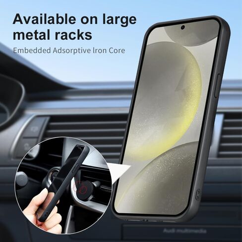 بالنسبة إلى Samsung Galaxy S24 Plus Wallet ، حالة هاتف محفظة من الجلد ، حماية من Crossbody الأنيقة مع فتحات البطاقات وتصميم مكافحة الانزلاق (أحمر) in Kuwait