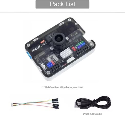 youyeetoo Sipeed MaixCAM Pro AI Development Board, Equipped with a RISC-V 1TOPS NPU and a Vision Camera, enables The Rapid Deployment of AI Vision and Auditory Applications. (SD Card Kit) in Saudi Arabia