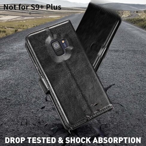علبة محفظة Monasay متوافقة مع Galaxy S9 ، 5.8 بوصة ، [واقي الشاشة المشمولة] in Kuwait