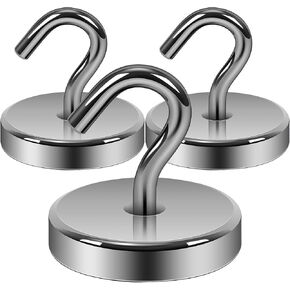 Neosmuk Magnetic Hooks, Cruise Ship Essentials, 170lb+ Heavy Duty Magnetic Hooks for Cruise Cabins, Refrigerator, Grill, Hanging, and Travel | Extra Strong Must-Haves Magnet Hook,RoyalBlue