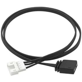 4 Pin to 5V 3 Pin ARGB Conversion Cable ARGB Splitter Cable 5V 3 Pin Converter ARGB Connector Cable Power Cords 3 Pin to 4 Pin ARGB Extension Cable for Computer Chassis Black