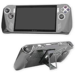 Protective Case for ROG Ally, Crystal Cover, PC Shell with Kickstand, Heat Dissipation, Anti-Slip/Scratch/Fingerprint, Ergonomic Grip, Lightweight Durable (Clear) in Kuwait