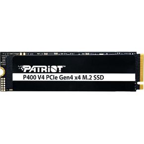 Patriot P400 V4 500GB Internal SSD - NVMe PCIe Gen 4x4 - M.2 2280 - Sequential Read: Up to 5,000MB/s and Sequential Write: Up to 3,000MB/s - PS5 Compatible - Solid State Drive - P400VP500GM28H
