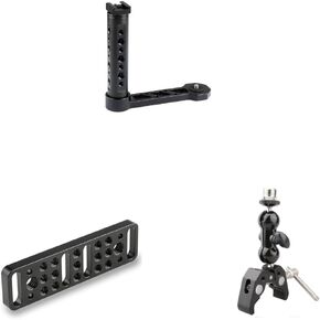 CAMVATE Universal L Bracket Handle + Crab clamp + Multi-Function Mounting Plate