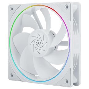 Thermalright TL-S12RW CPU Fan 120mm Reverse Fan Case Cooler Fan Comes with ARGB Lighting,CPU Cooling Fan with 1500RPM Speed,White PC PWM Silent Computer Fan