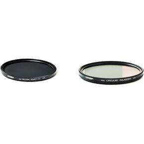 Tiffen 52mm Neutral Density 0.6 Filter & 52CP 52mm Circular Polarizer, Black