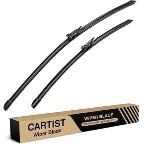 Silicone Wiper Blades Fit for Chevrolet Equinox/GMC Terrain 2011-2017 Accessories Front and Rear Windshield Wiper Blades Set 24"+17"+13" (Set of 3)