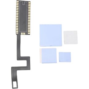 Yunseity for Pi Picoboot FPC Cable, FPC Cable with 3 Silicone Thermal Pads, Pi Gaming Compatibility, with Bendable Tape, Data Stability