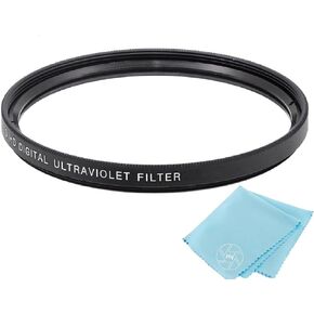 95mm UV Filter for Select Canon, Nikon, Olympus, Panasonic, Pentax, Sony, Sigma, Tamron Digital Cameras, SLR Lenses, and Camcorders