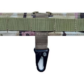 Tactical Molle Clip Battle Belt Clip for Tactical Backpack Vest Belt Gloves, T-Mount Hanging Carabiner Molle Webbing Belt Clip Molle Key Holder Tactical Bag/Battle Belt Accessories
