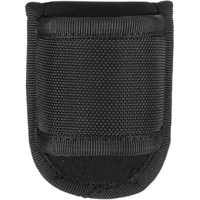 HARFINGTON Flashlight Holder Open Top D Cell Torch Nylon Compact Light Carrier Case fit 1" Dia. Flashlight for Duty Belt