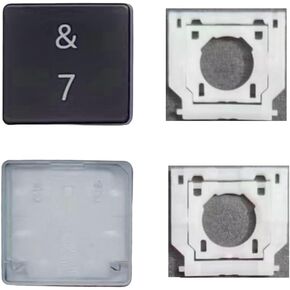 Replacement Digital 7 Keycap Keys and Hinges Compatible for Surface Laptop 3/4/5 13.5/15inch 1867 1868 1872 1873 1950 1951 1952 1953 Keyboard Number 7 Key Cap (Black)