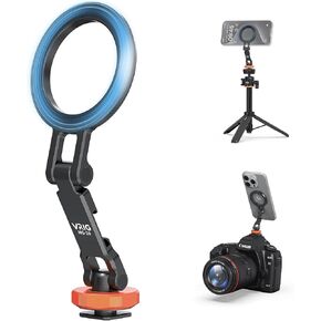 VRIG Cold Shoe Phone Mount Holder, Tripod Mount for iPhone Magsafe Magnetic Hot Shoe Camera Adapter with 1/4" Screw Hole for Magsafe Tripod Mount for 16/15/14/13 Series