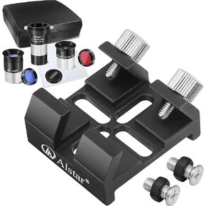 Alstar Universal Dovetail Base - Bundle with - 8 Piece Telescope Accessory Kit