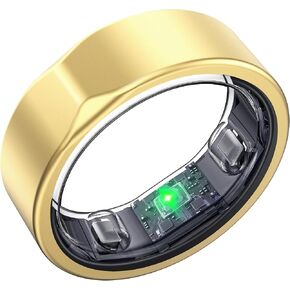 Smart Ring-Size First Before You Buy, No APP Subscription,7-10 Days of Use,Sleep & Activity Real-Time Monitor, Stress/Heart Rate/SPO₂ Tracker, Compatible with iOS and Android (Rose Gold, 8)