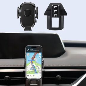Car Cell Phone Holder Fits for Lexus UX 200 / UX 250h 2019-2022 Accessories, Compatible with Emergency Flashing Button for Car Vent, Support 4.7-7 in Phones,360 Degree Rotation,Easy to Install