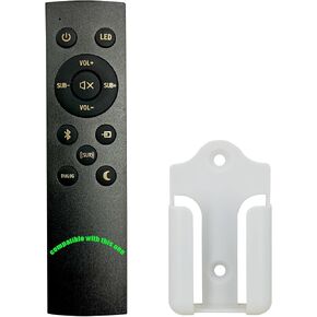 Replacement Remote Control Controller for Klipsch Cinema 400 Sound Bar System 1068774,with Wall Mounting Bracket