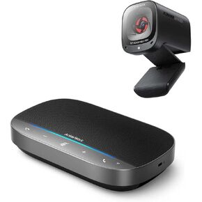 Anker PowerConf C200 2K Mac Webcam & AnkerWork SR500 Conference Speaker and Microphone with Deep Learning, Computer Camera, Connect 5 Speakerphones in Daisy Chain, AI Noise Cancellation